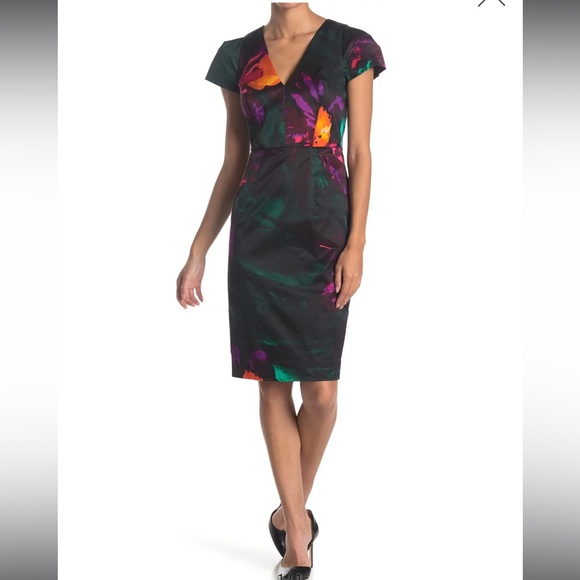 MILLY Daphne Dress in Print - Picture 2 of 4